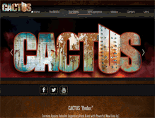 Tablet Screenshot of cactusrocks.net